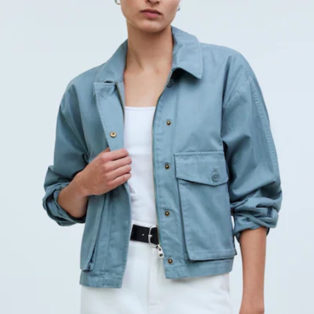 Madewell Cropped Cargo Jacket - Picture 2 of 10